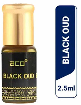 aco Black Hud Attar 2.5ml - Alcohol-Free, Pure Fragrance Elixir Floral Attar(Fruity)