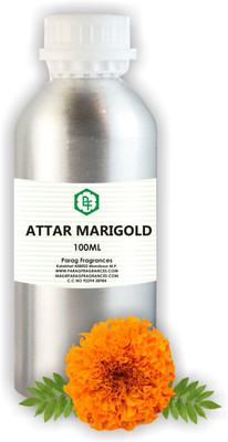 Parag Fragrances MARIGOLD ATTAR 100ML ALCOHOL FREE REAL ATTAR Floral Attar(Floral)