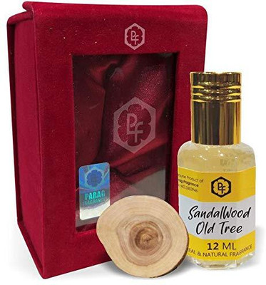 Parag Fragrances Sandalwood Old Tree 12ml Real and Natural Attar For Men Floral Attar(Floral)