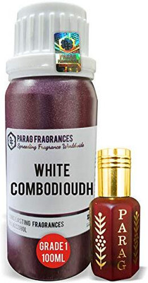 Parag Fragrances White Combodi Oudh Attar 100Ml For Clothes And Religious Use Floral Attar(Floral)