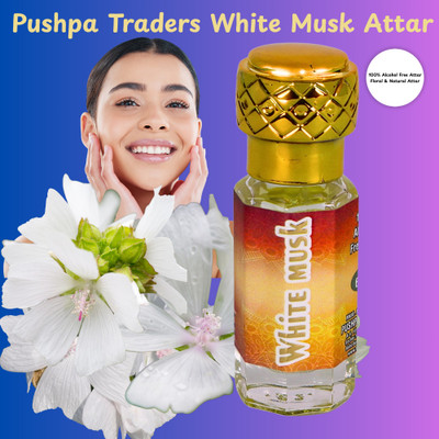 Pushpa Traders Pushpa White musk attar Floral Attar(Natural)