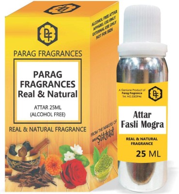 Parag Fragrances 25ml Fasli Mogra Attar With Fancy Empty Bottle Floral Attar(Floral)