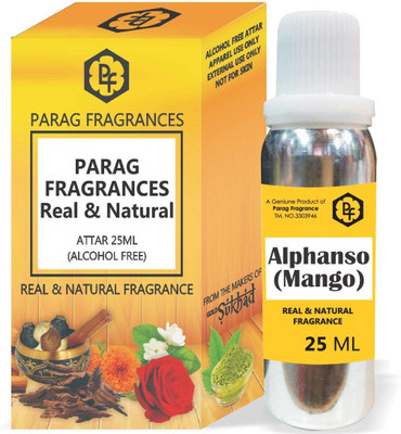 Parag Fragrances 25ml Alphanso (Mango) Attar With Fancy Empty Bottle Floral Attar(Floral)