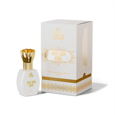 Aliza Perfumers White Oudh Royal Attar for Men & Women| Non Alcoholic Long Lasting Roll On |12ML Floral Attar(Oud (agarwood))