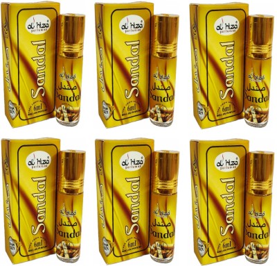 Al Hisa Original Sandal scent Rollon Attar Pleasant smell Aroma Long Lasting Fragrance 6 Floral Attar(Sandalwood)