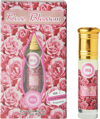 MADNI PERFUMES Rose Blossom Unisex Attar Roll On - 8ml Floral Attar(Floral)