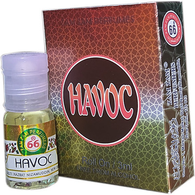 Zam Zam Perfumers Havoc 3ml Long Lasting Floral Attar(Natural)