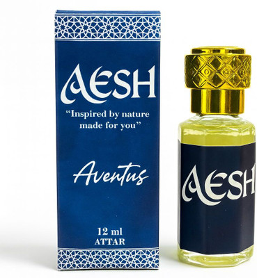 Aesh Aventus Attar 12ml – Premium Long Lasting Natural Perfume Oil for Men & Women Floral Attar(Woody, Musk)