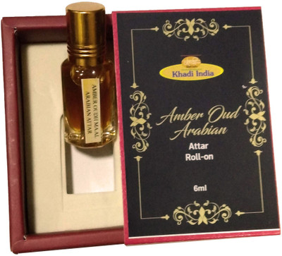 NIRVANA GRAM UDYOG ATTAR AMBER 6ML PACK OF 1 Herbal Attar(Amber, Woody)