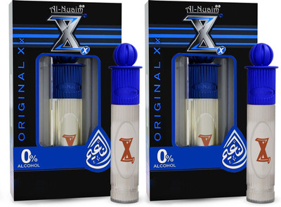 Al-Nuaim Silver Series Original Xx Alcohol Free Pack of 2 (6ml Each) | Floral Attar(Floral)