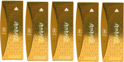 AROCHEM TAJ ZORAWAR Attar Long Lasting Scent No Alcohol Pure Perfum 9ML(Pack of 5) Herbal Attar(Natural)