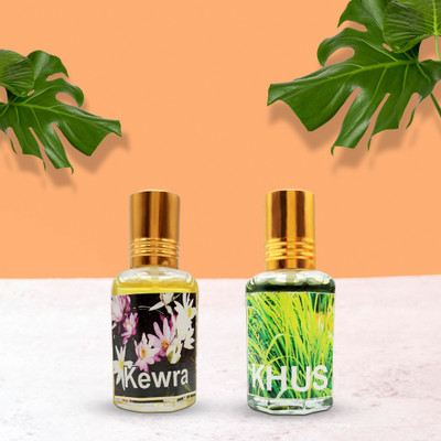 DOKCHAN Attar for pooja | Itra | Perfume | Natural and pure Kewda & Khus Fragrance Floral Attar(Blends (mukhallat), Kewda)