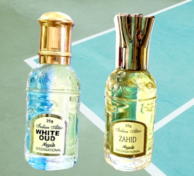 Nayaab International WHITE OUD & ZAHID (PACK OF 2) Floral Attar(Floral)