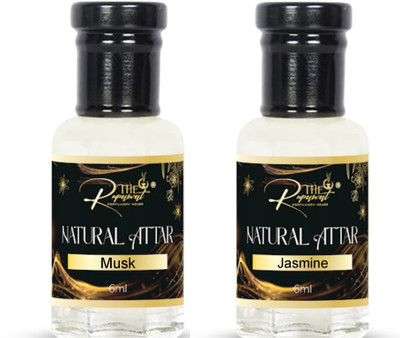 The Rupawat perfumery house Combo Of Musk & Jasmine Floral Attar(Natural)