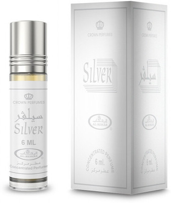 AL- REHAB Silver Attar 6Ml Floral Attar(Rose)