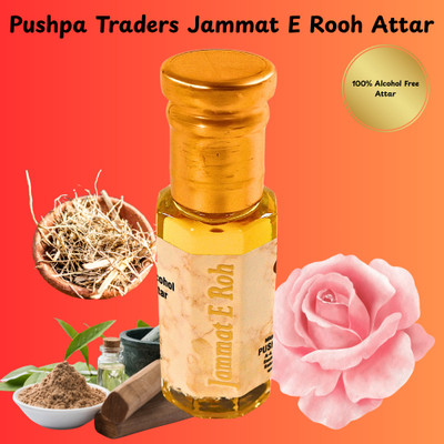 Pushpa Traders Jammat E Rooh Attar 12-ml Floral Attar(Rose, Motia/Jasmin)