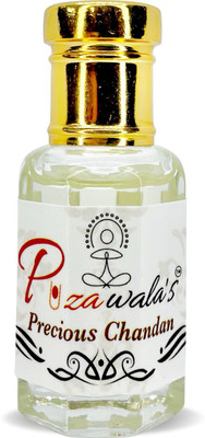 Puzawalas Precious Chandan Attar 12ml | itar/itra Perfume | Luxury Fragrance Alcohol Free Floral Attar(Sandalwood)