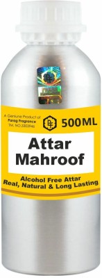 Parag Fragrances Mahroof Attar 500ml Long Lasting Attar Wholesale Pack Floral Attar(Natural)