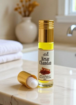 Almas ORIGINAL (KESAR CHANDAN) GREAT STRONG FRAGRANCE LONG-LASTING (UNISEX) Floral Attar(Saffron, Sandalwood)