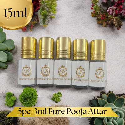 Darvesh Scents Pack of 5 Herbal Attar(Spicy)