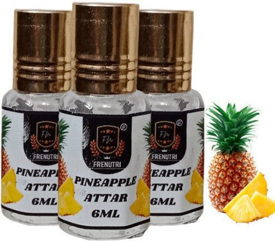 sinegold Pineapple Attar 6ml Alcohol Free Attar / Long Lasting Attar PACK 3 Floral Attar(Fruity)