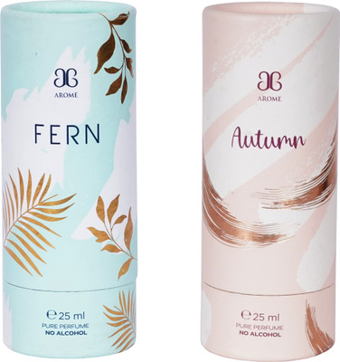 AROCHEM Fern And Autumn 25 ML Indian Natural Attar/Long Lasting Attar/Perfume(Pack of 2) Floral Attar(Natural)