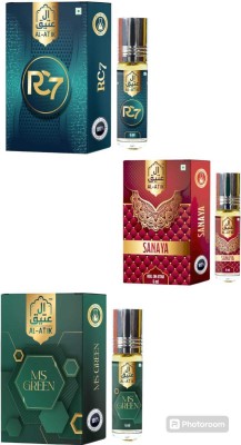 AL-ATIK RC7 , Sanaya & Ms Green Floral Attar(Fruity, Floral, Chocolate, Spicy, Floral, Amber)