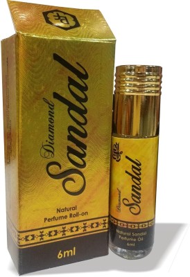 Parag Fragrances Diamond Sandal 6ml Long Lasting Attar (Alcohol Free) Floral Attar(Floral)