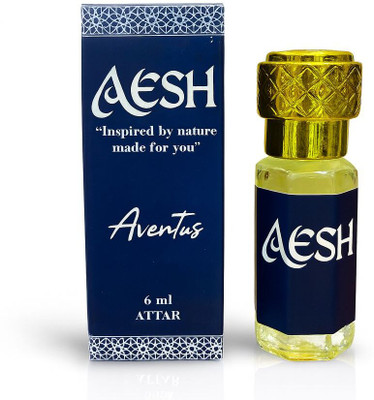 Aesh Aventus Attar 6ml – Long Lasting Natural Perfume Oil for Men & Women Floral Attar(Woody, Musk)