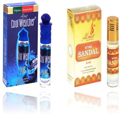 Almas COOL WEATHER & SANDAL ROLL ON Floral Attar(Citrus)
