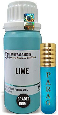 Parag Fragrances Lime 100Ml Real And Natural Attar/Lasting And Alcohol Free Floral Attar(Floral)