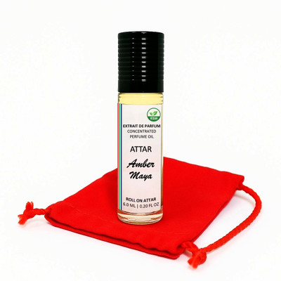 Ayah Essentials Attar AMBER MAYA Roll-On Perfume Oil Pack of 1 Floral Attar(Natural)