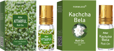 FORMLESS Attarful & Kacha Bella 3ml Roll on Floral Attar(Mitti)