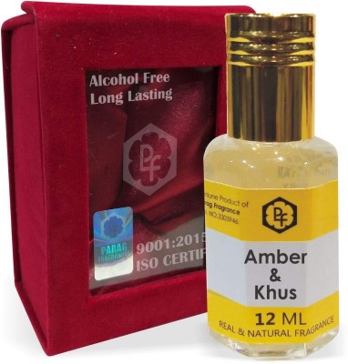 Parag Fragrances Amber & Khus Attar 12ml With Precious Gift Pack|Best Attar Floral Attar(Floral)