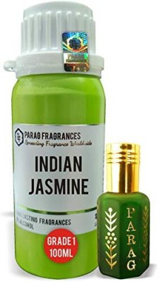 Parag Fragrances Indian Jasmine Attar 100Ml (With Empty Fancy Bottles) Natural Attar Herbal Attar(Natural)