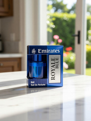Emirates Royale Blue 6ml Long Lasting Attar Alcohol Free Floral Attar(Natural)