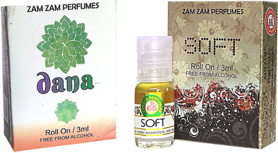Zam Zam Perfumers Dana and Soft 3ml/Piece Long Lasting Attar Floral Attar(Natural)