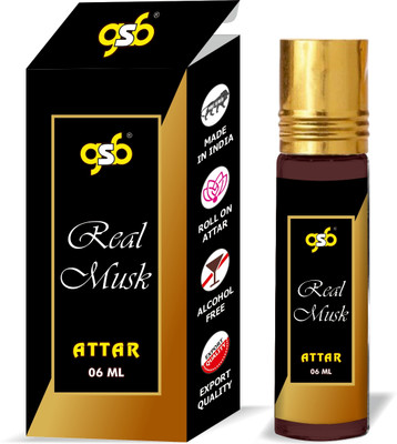 GANDHI SUGANDH BHANDAR Real Musk Pure Natural Attar/Perfume Roll On | Long Lasting | Unisex Floral Attar(Natural)