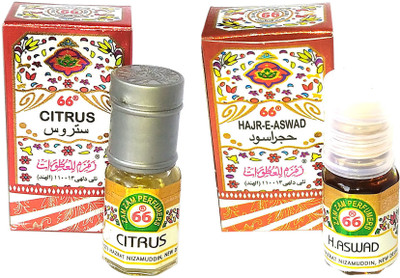 Zam Zam Perfumers Citrus and Hajre Aswad Long Lasting Attar Floral Attar(Citrus)