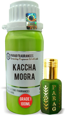 Parag Fragrances Kaccha Mogra Attar 100ml (Long Lasting, Pure & Grade-1 Attar) Floral Attar(Natural)