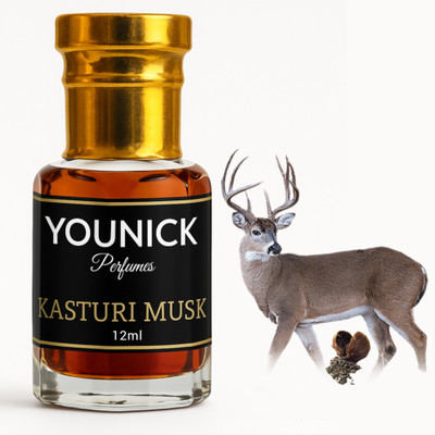 YOUNICK Original Kasturi Musk 12ml attar long lasting high quality attar oil Floral Attar(Musk)
