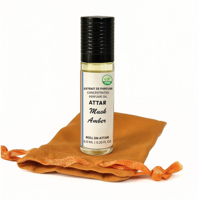 Ayah Essentials Attar MUSK AMBER Roll-On Perfume Oil Pack of 1 Floral Attar(Natural)