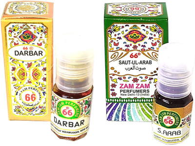 Zam Zam Perfumers Darbar and Sautul Arab Long Lasting Attar Floral Attar(Natural)