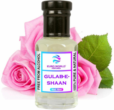 Euro World Gulab-e-Shaan Alcohol Free Attar for Unisex Floral Attar(Rose)