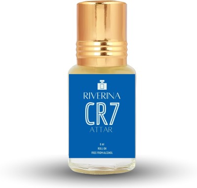 RIVERINA CR7 Attar for Men & Women Non-Alcoholic Long Lasting CR-7 Ittar 6ml RollOn Pack Floral Attar(Citrus, Fruity)