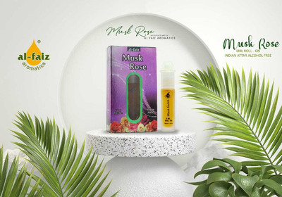 Al-Faiz MR-8ML Herbal Attar(Rose)
