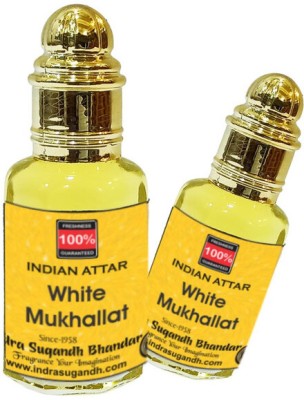 INDRA SUGANDH BHANDAR White Mukhallat Pure Perfume Original Blended Itra Herbal Attar(Blends (mukhallat))