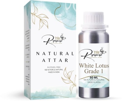 The Rupawat perfumery house White-Lotus-Grade-1 Floral Attar(Natural)