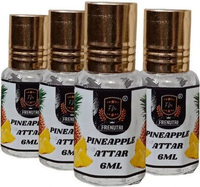 sinegold Pineapple Attar 6ml Alcohol Free Attar / Long Lasting Attar PACK 4 Floral Attar(Fruity)