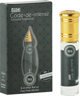 MADNI PERFUMES Code De Intense Unisex Attar Roll On - 8ml Floral Attar(Floral)
